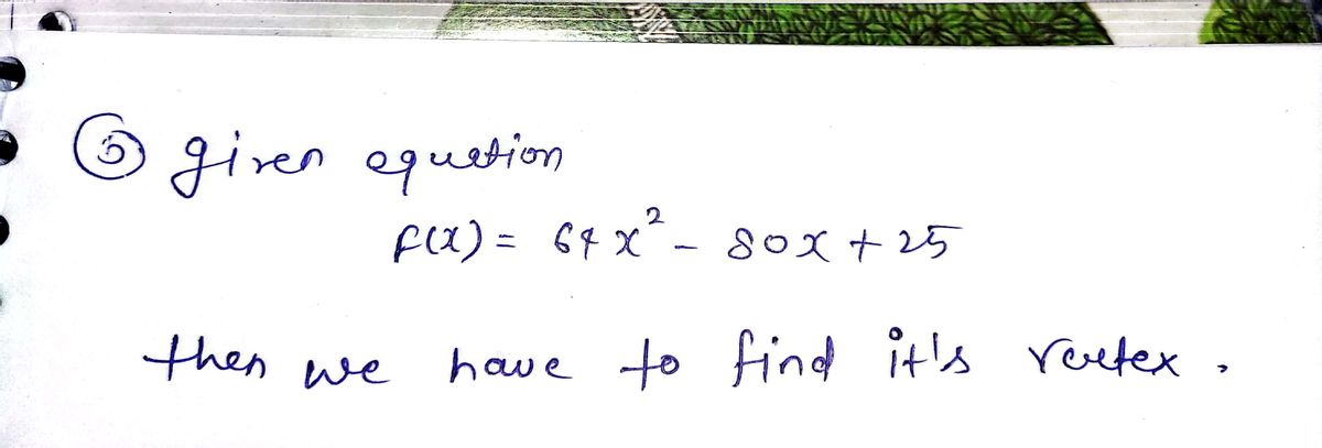 Algebra homework question answer, step 1, image 1